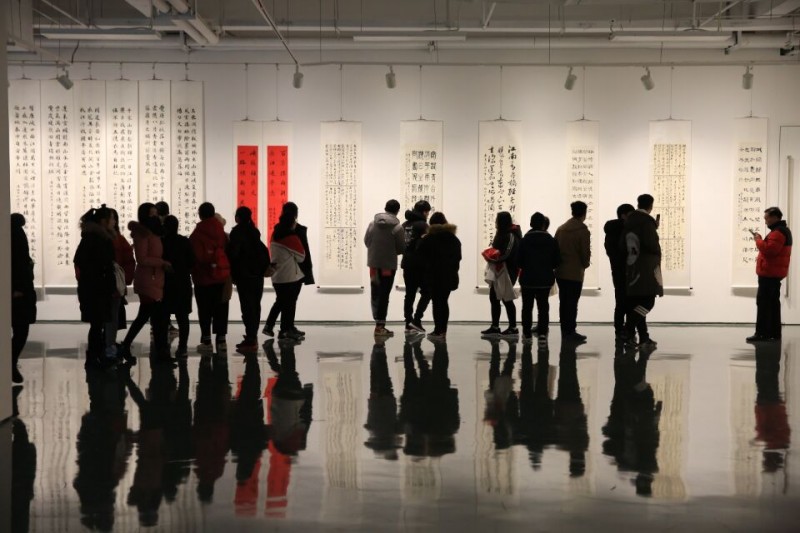 運城幼兒師范高等專科學校教師書法作品展盛裝開幕