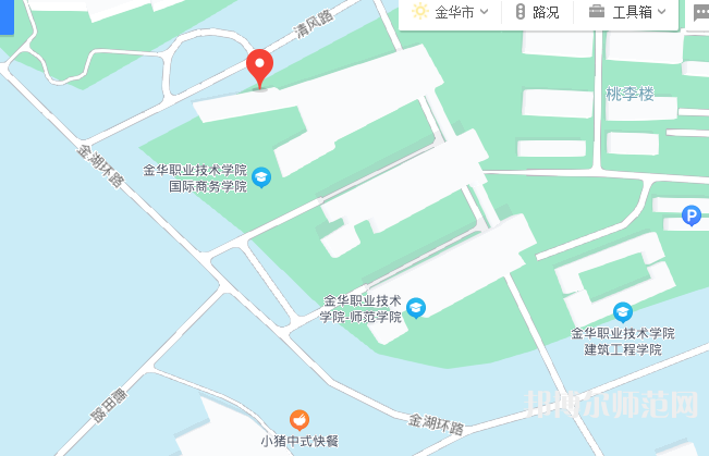 金華職業技術師范學院2023年地址在哪里 