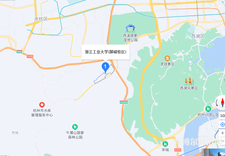 浙江工業師范大學屏峰校區2023年地址在哪里