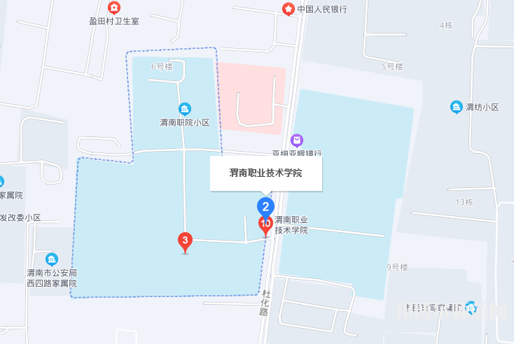 渭南職業技術師范學院朝陽校區2023年地址在哪里