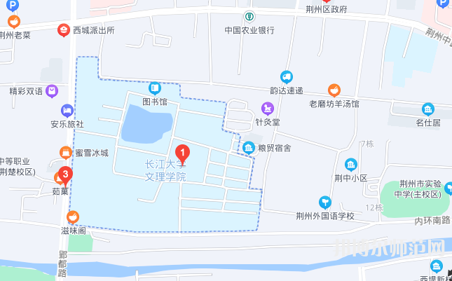 長江大學文理學院2023年地址在哪里